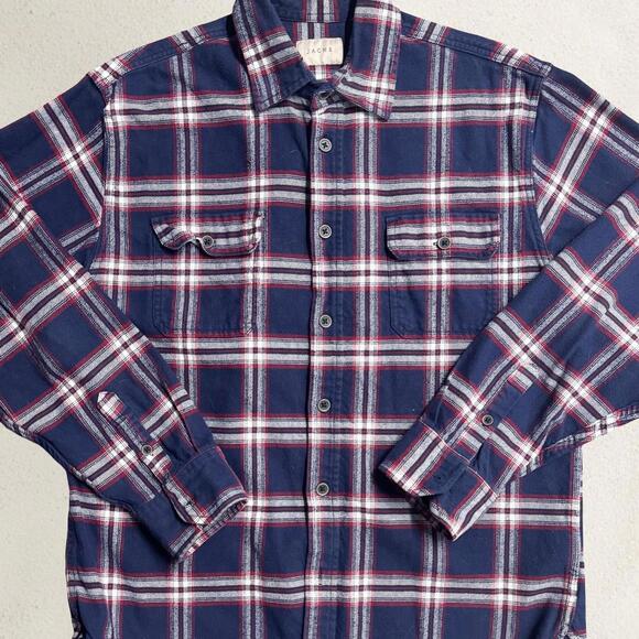 JACHS Red Plaid Flannel — Size M - Picture 3 of 5